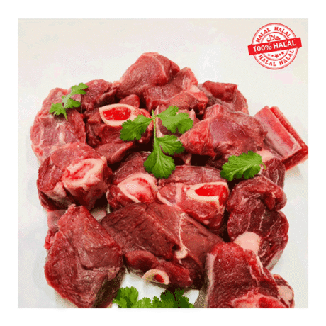 Diced Goat Bone 1kg